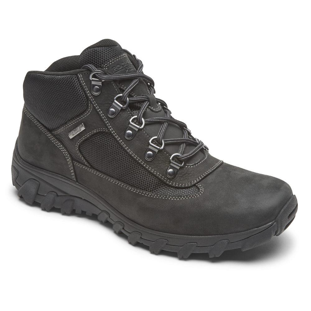 Rockport Mens Cold Springs Plus Waterproof Chukka - Boots Black - JKE063142